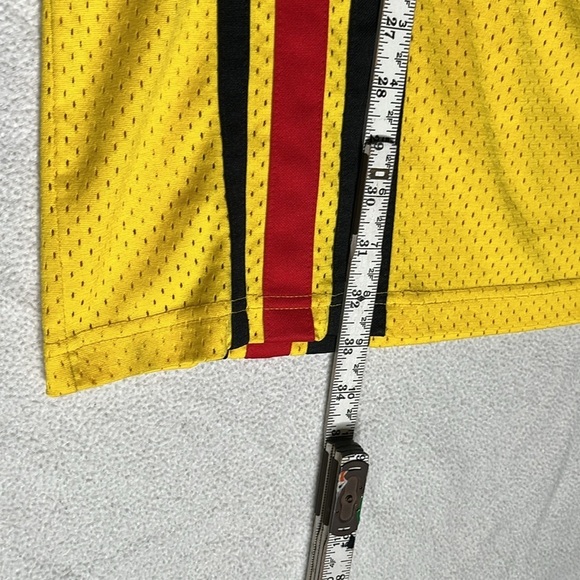 Vintage Nike NBA Atlanta Hawks Yellow #3 Shareef Rahim Jersey Adult XXL - Picture 10 of 10